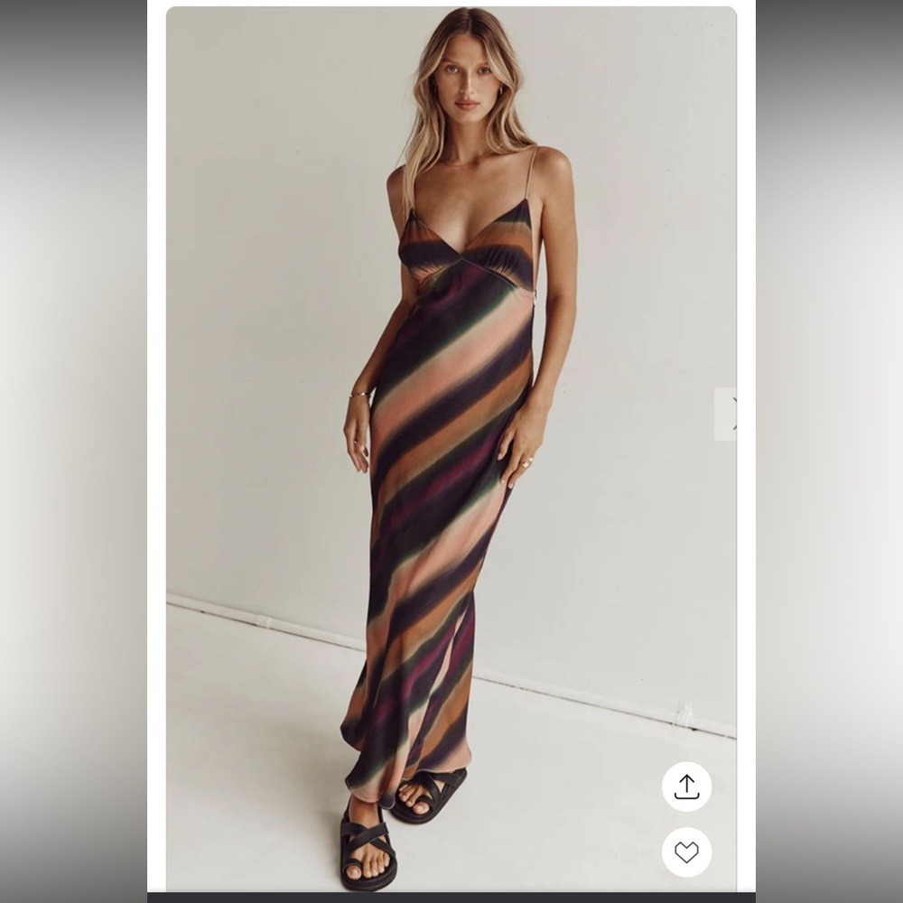 Dissh ombré stripe dress